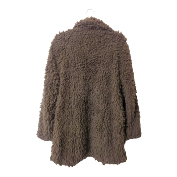 HYFVE Shaggy Faux-Fur Coat W/ Pockets - Picture 3 of 6